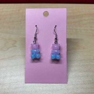 Gummy Bear Earrings (Blue/Pink)